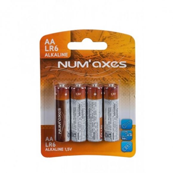 Picture of PACK OF 4 AA LR06 BATTERIES